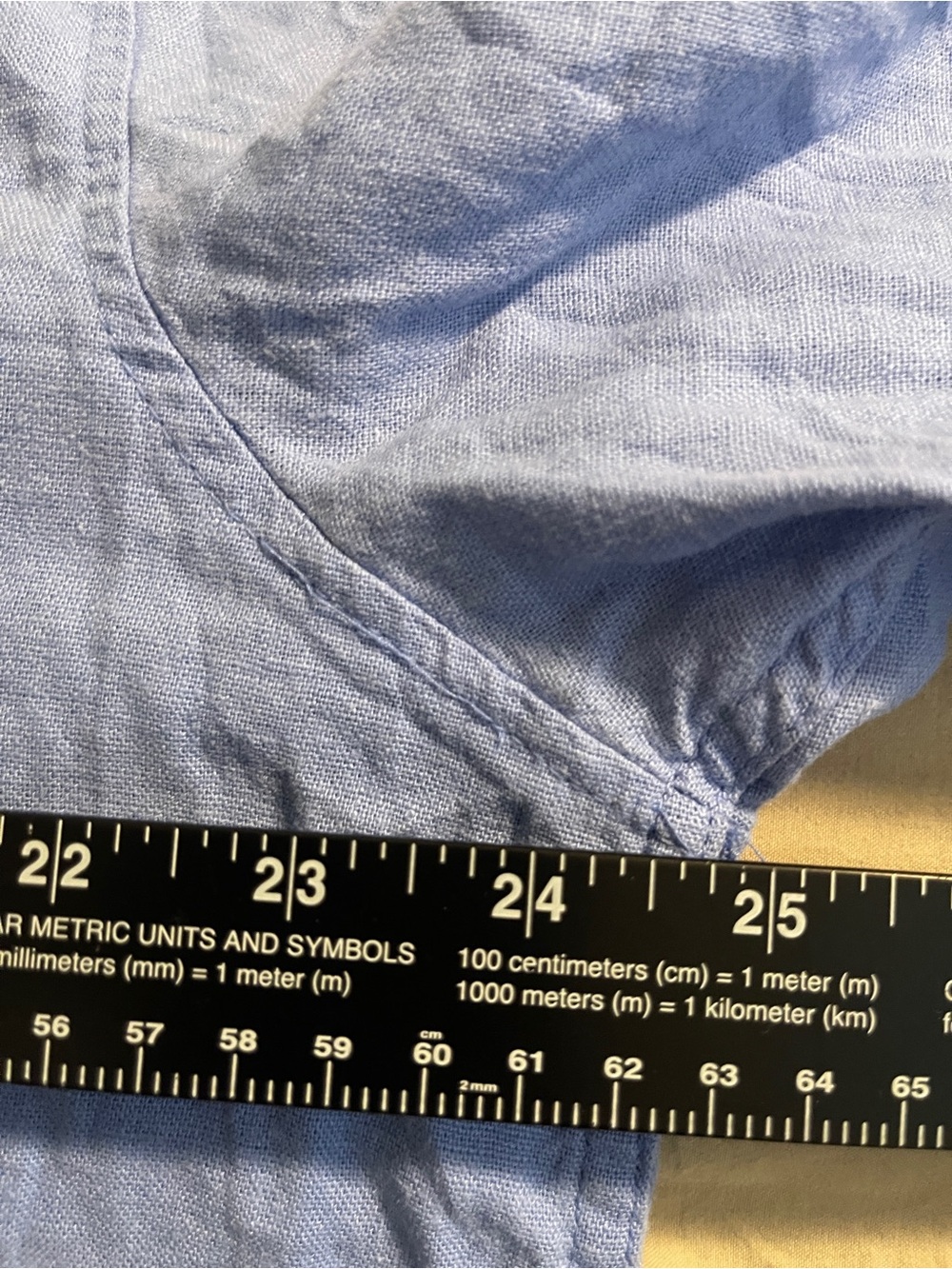 Universal Thread Button-Up Shirt Womens Large Blue Relaxed Fit Linen Classic Top - Picture 7 of 8